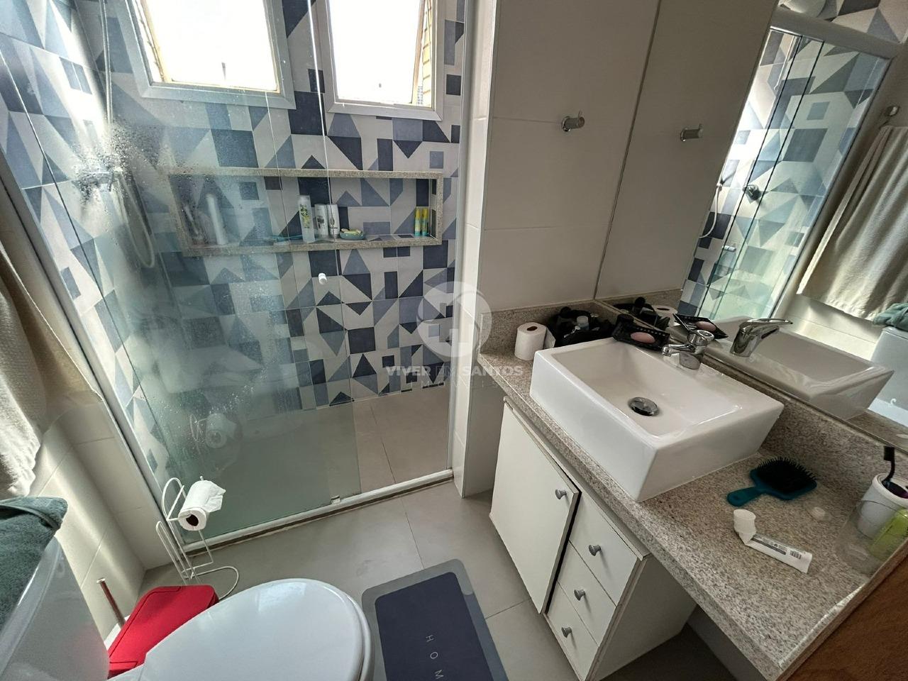 Apartamento 3 Dormitórios, Suíte, Dependência Completa e 2 Vagas no Gonzaga - Santos/SP em Gonzaga, Santos — foto 8
