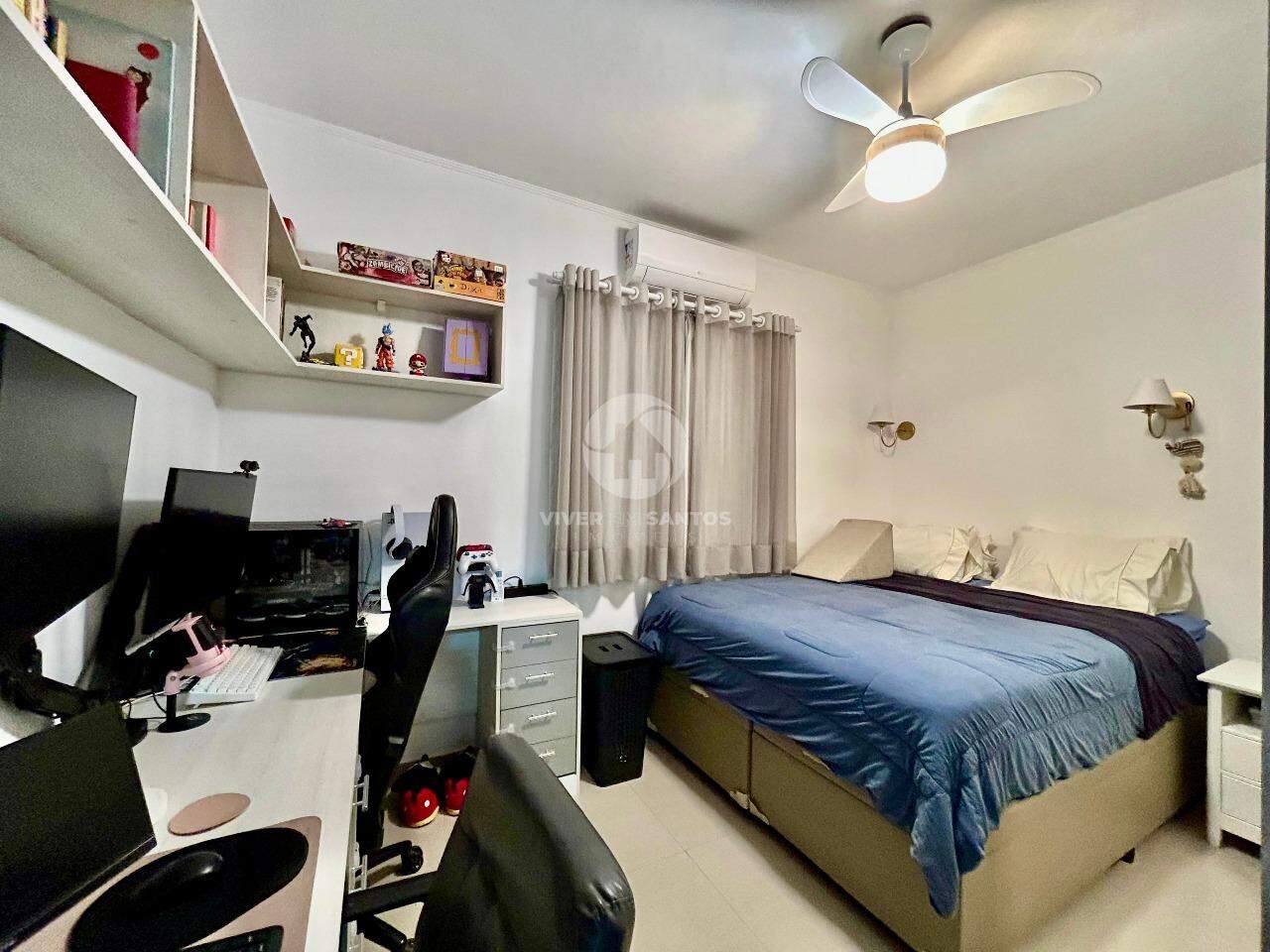 Apartamento Térreo com Planejados e Porcelanato na Aparecida – Santos/SP em Aparecida, Santos — foto 16