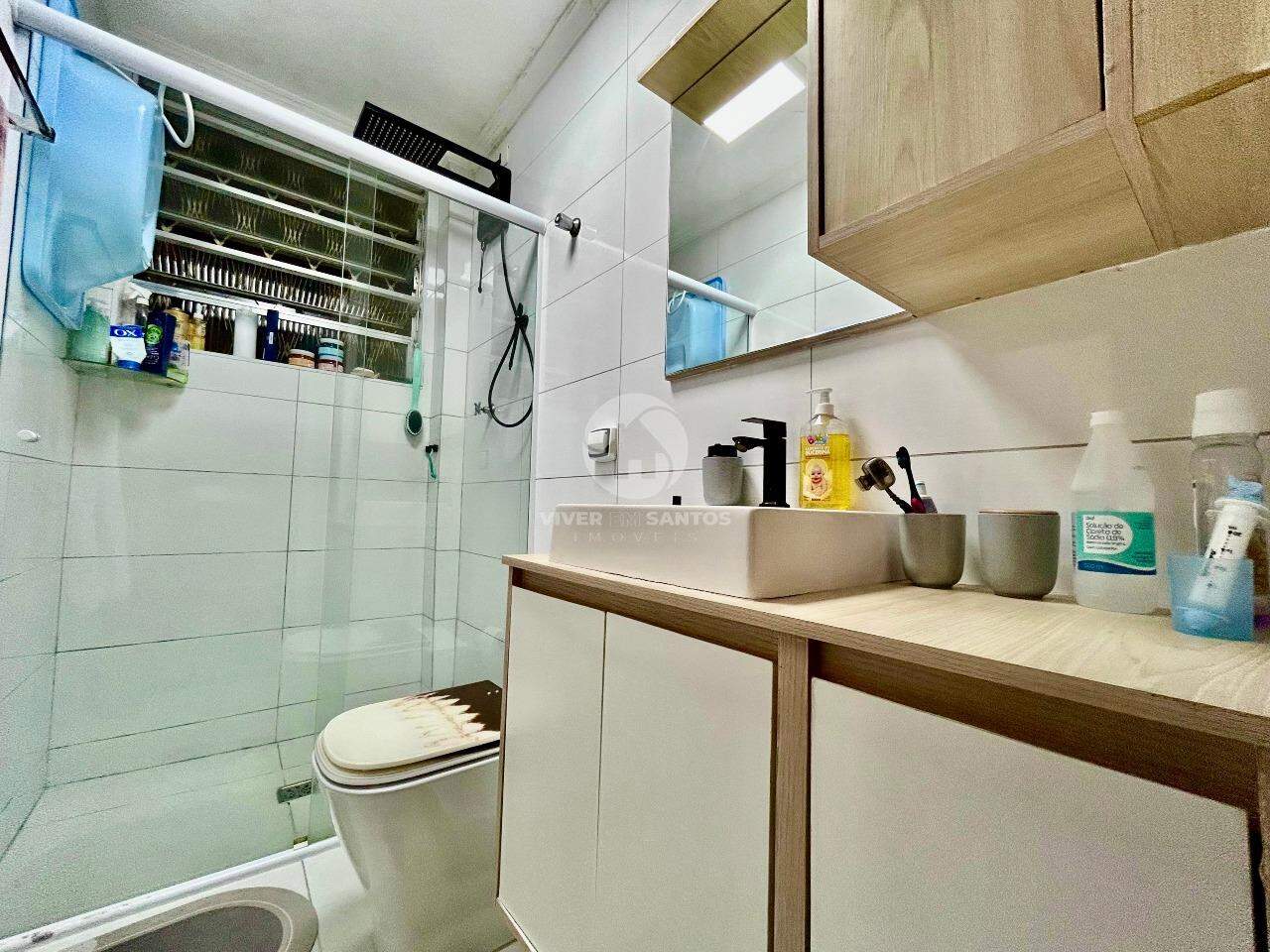 Apartamento Térreo com Planejados e Porcelanato na Aparecida – Santos/SP em Aparecida, Santos — foto 11