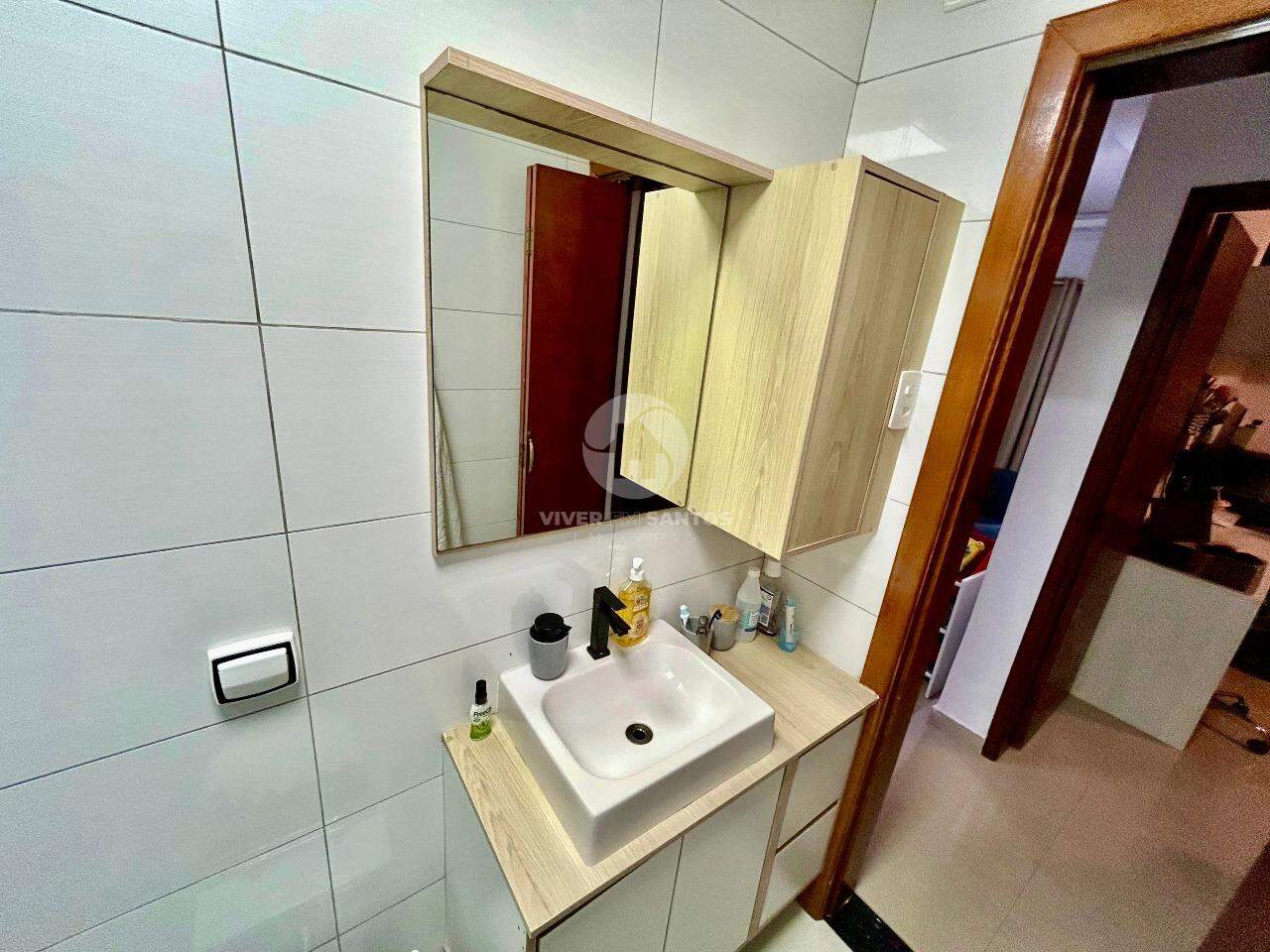 Apartamento Térreo com Planejados e Porcelanato na Aparecida – Santos/SP em Aparecida, Santos — foto 12