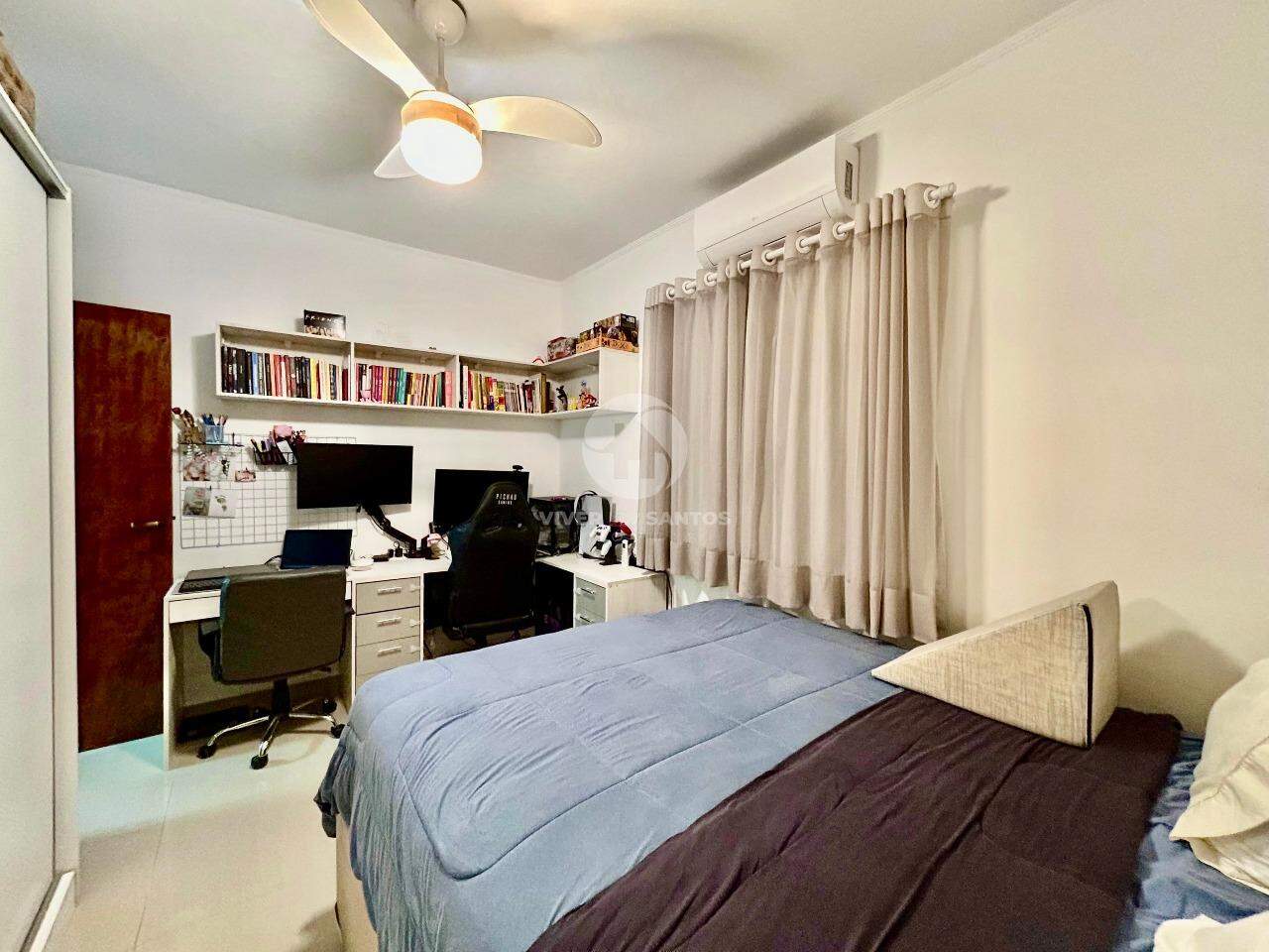 Apartamento Térreo com Planejados e Porcelanato na Aparecida – Santos/SP em Aparecida, Santos — foto 15