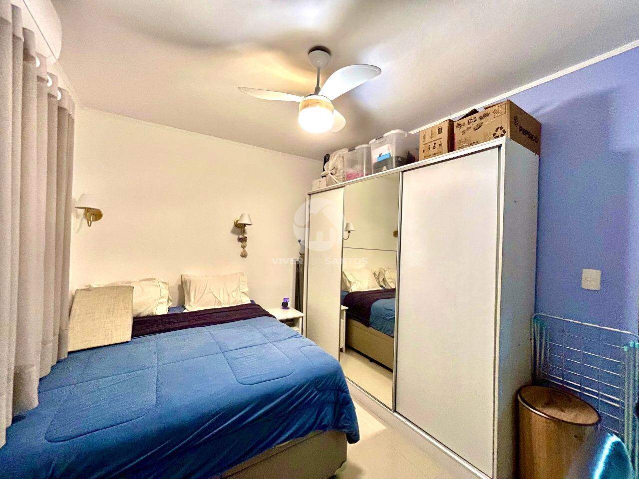 Apartamento Térreo com Planejados e Porcelanato na Aparecida – Santos/SP em Aparecida, Santos — foto 14