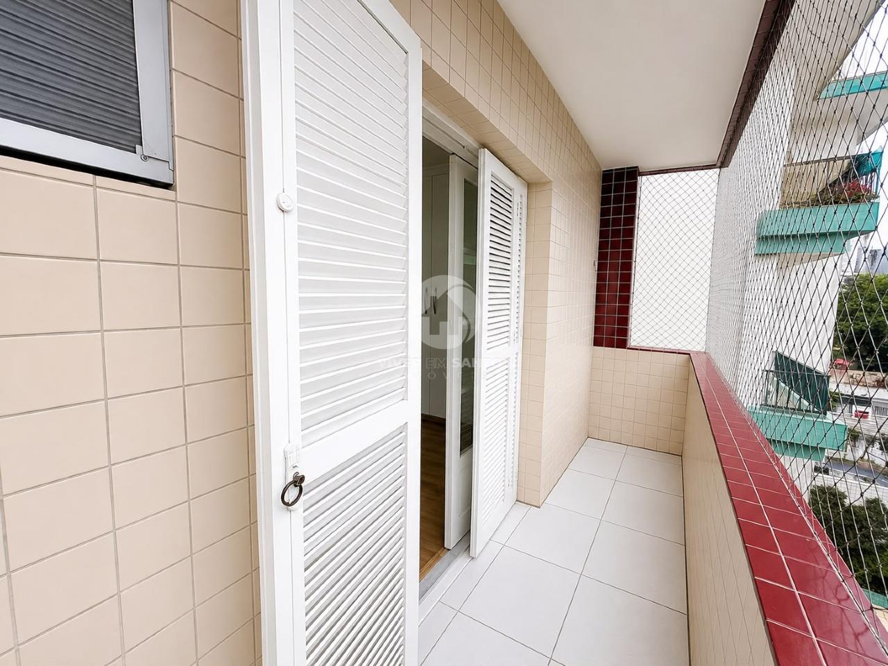 Apartamento de Frente, 2 Dormitórios, Sacada e Vaga Coletiva no Marapé – Santos/SP em Marapé, Santos — foto 10