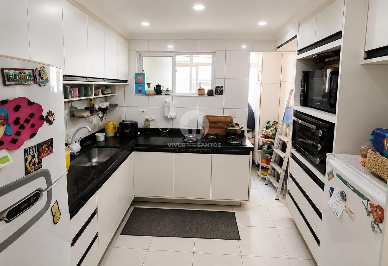 Apartamento de Frente, 2 Dormitórios, Sacada e Vaga Coletiva no Marapé – Santos/SP em Marapé, Santos — foto 13
