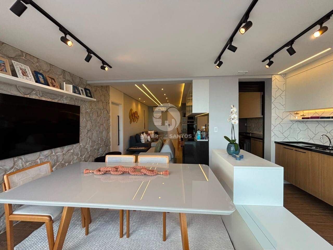 Apartamento Porteira Fechada, 3 Dormitórios, 2 Vagas e Lazer Completo no Reserva Brasil – Santos/SP em Aparecida, Santos — foto 4