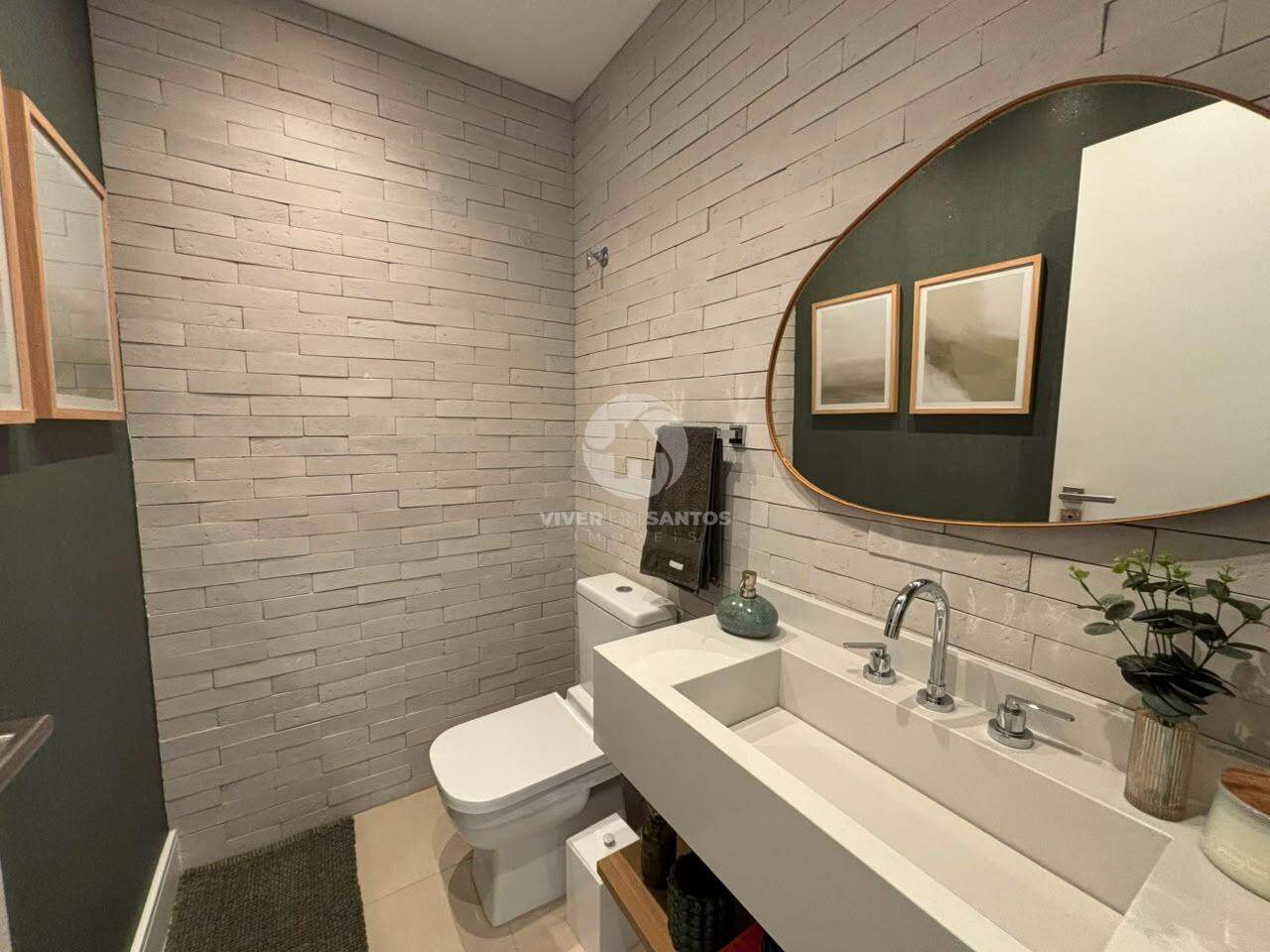 Apartamento Porteira Fechada, 3 Dormitórios, 2 Vagas e Lazer Completo no Reserva Brasil – Santos/SP em Aparecida, Santos — foto 17