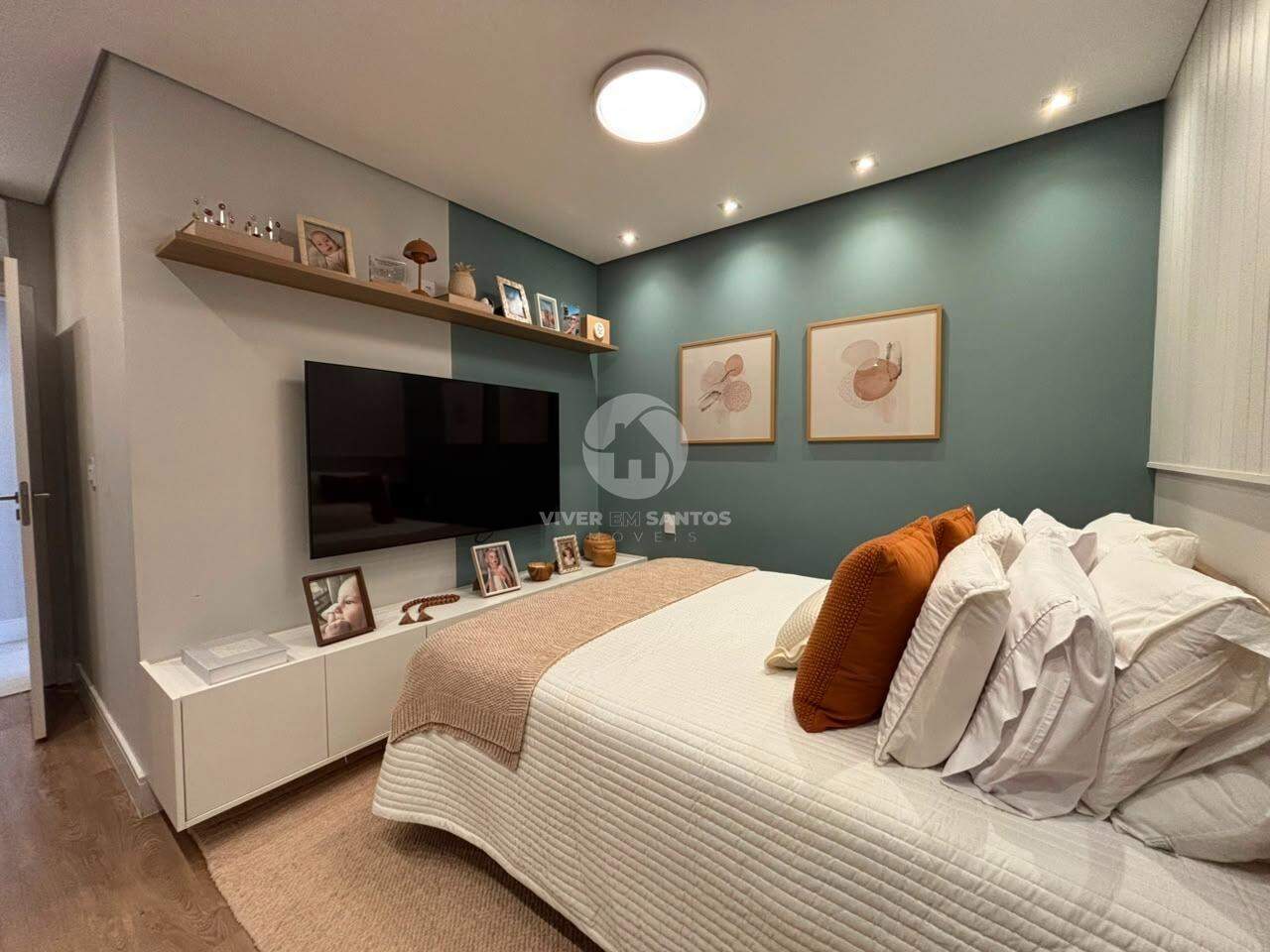 Apartamento Porteira Fechada, 3 Dormitórios, 2 Vagas e Lazer Completo no Reserva Brasil – Santos/SP em Aparecida, Santos — foto 15