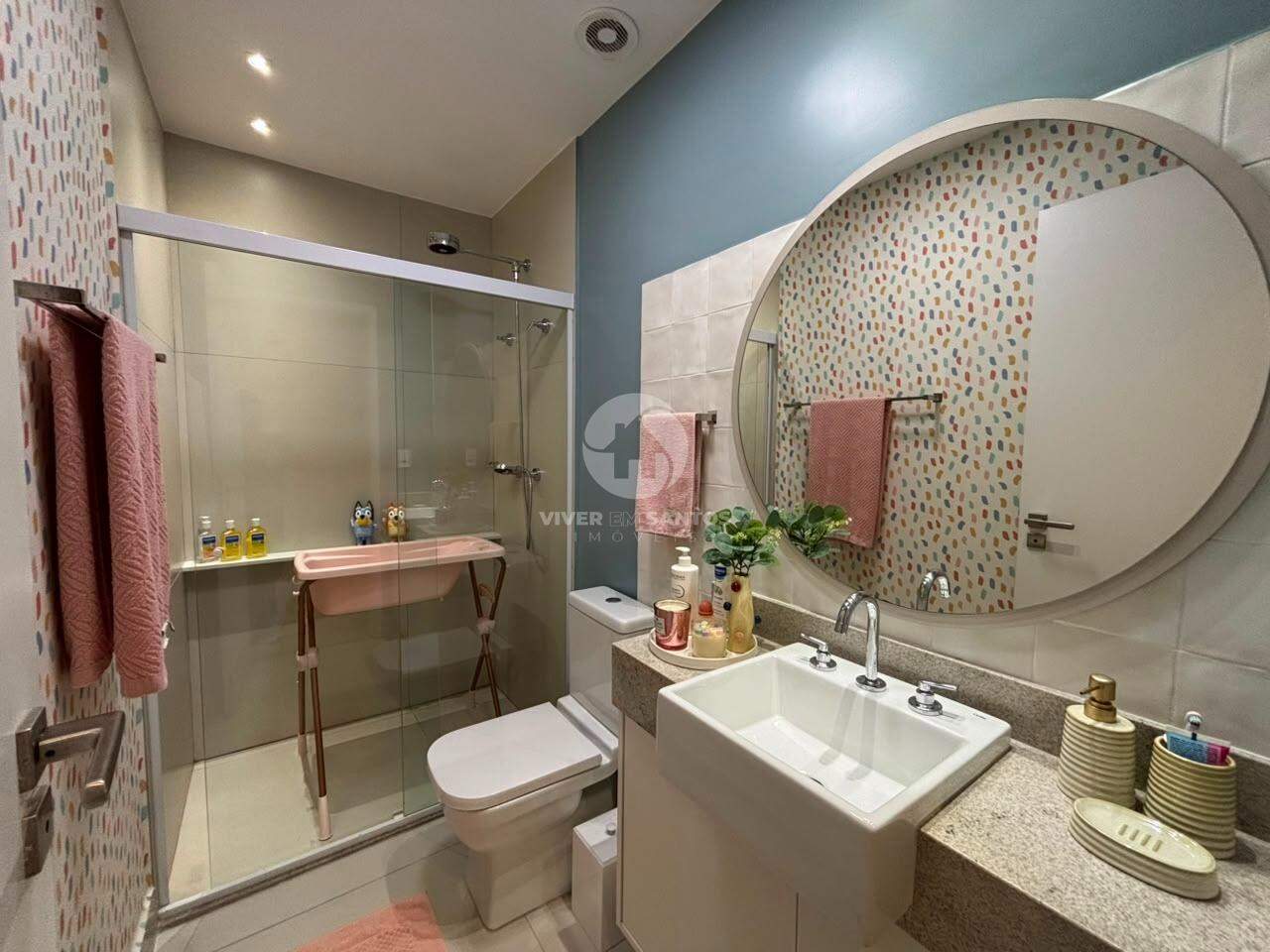 Apartamento Porteira Fechada, 3 Dormitórios, 2 Vagas e Lazer Completo no Reserva Brasil – Santos/SP em Aparecida, Santos — foto 23