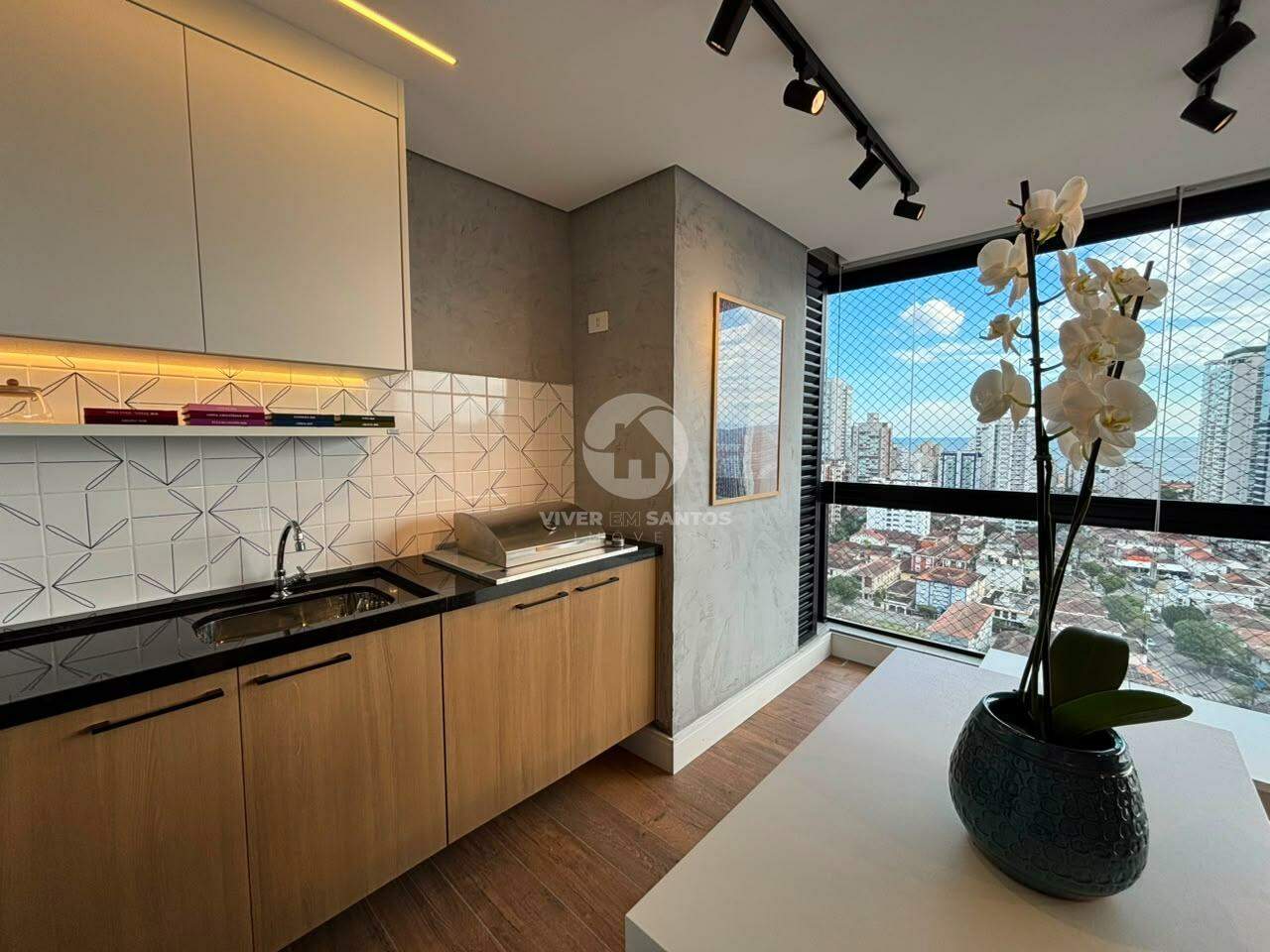 Apartamento Porteira Fechada, 3 Dormitórios, 2 Vagas e Lazer Completo no Reserva Brasil – Santos/SP em Aparecida, Santos — foto 2
