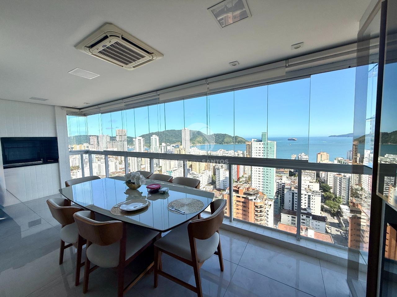 Apartamento Frente, 3 Suítes, Varanda Gourmet, 2 Vagas e Lazer Resort na Aparecida – Santos/SP em Aparecida, Santos — foto 2