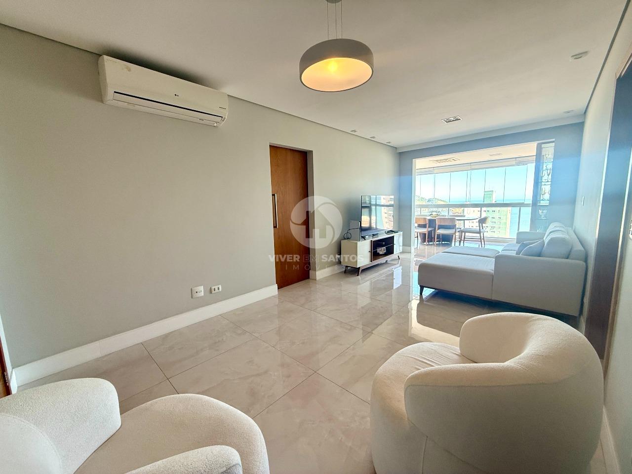 Apartamento Frente, 3 Suítes, Varanda Gourmet, 2 Vagas e Lazer Resort na Aparecida – Santos/SP em Aparecida, Santos — foto 6