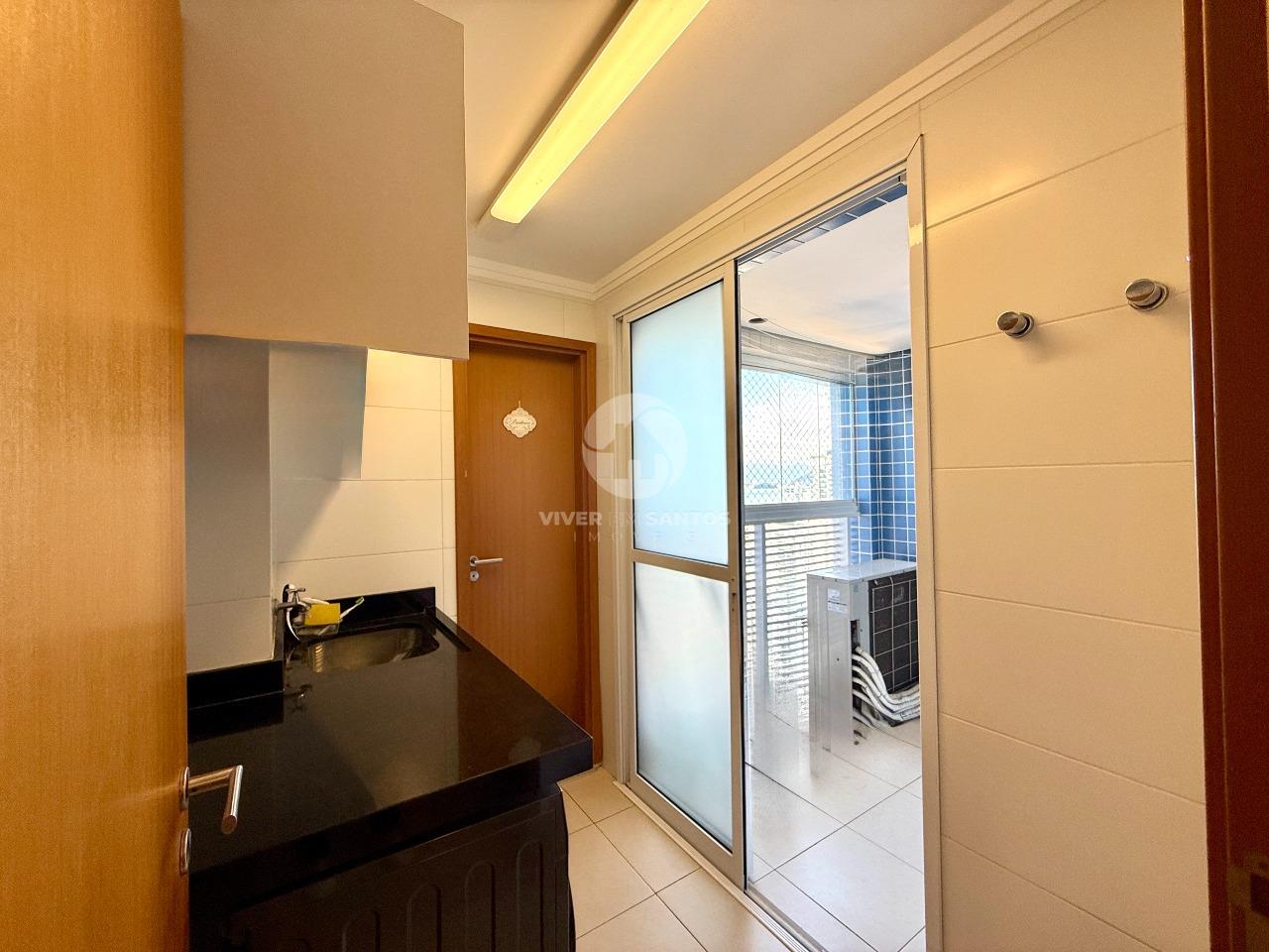 Apartamento Frente, 3 Suítes, Varanda Gourmet, 2 Vagas e Lazer Resort na Aparecida – Santos/SP em Aparecida, Santos — foto 13