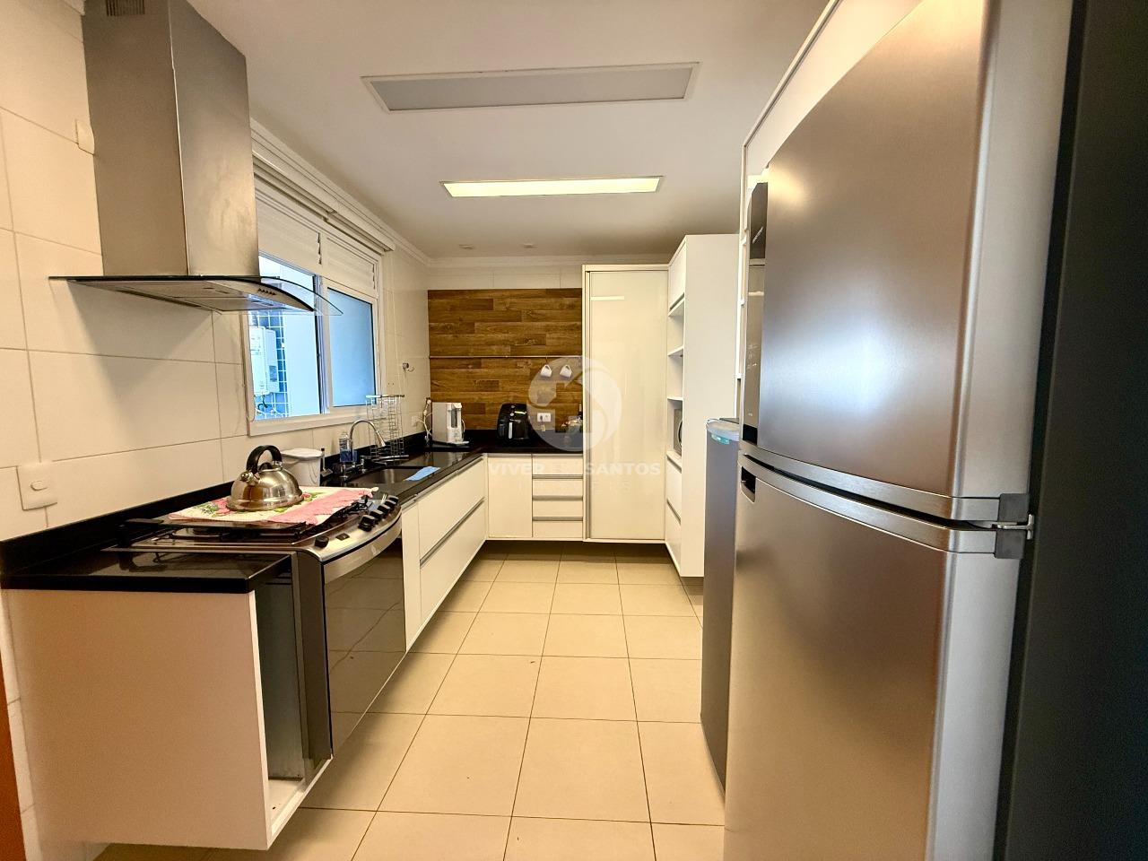 Apartamento Frente, 3 Suítes, Varanda Gourmet, 2 Vagas e Lazer Resort na Aparecida – Santos/SP em Aparecida, Santos — foto 10