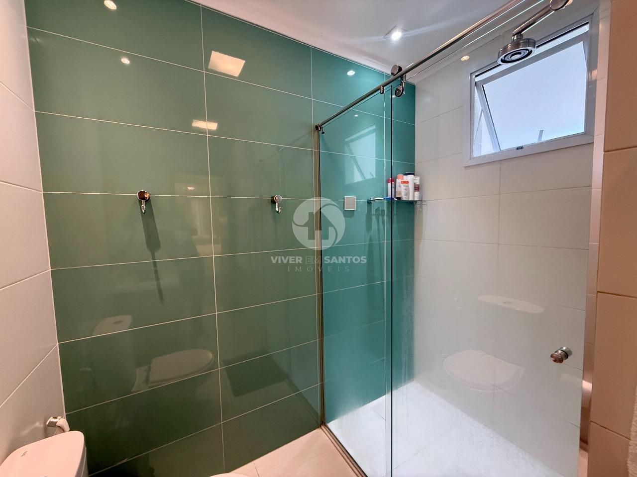 Apartamento Frente, 3 Suítes, Varanda Gourmet, 2 Vagas e Lazer Resort na Aparecida – Santos/SP em Aparecida, Santos — foto 21