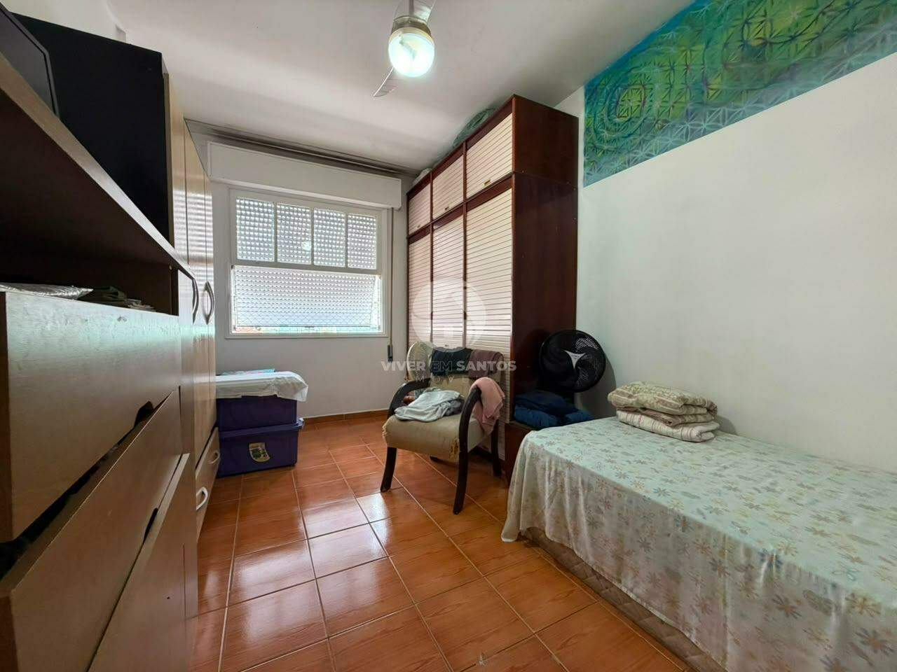 Apartamento 2 Dormitórios, Dependência Completa e Vaga de Garagem no Boqueirão – Santos/SP em Boqueirão, Santos — foto 3