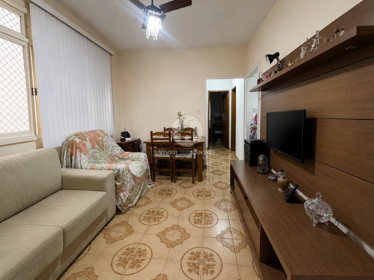 Apartamento 2 Dormitórios, Dependência Completa e Vaga de Garagem no Boqueirão – Santos/SP em Boqueirão, Santos — foto 2