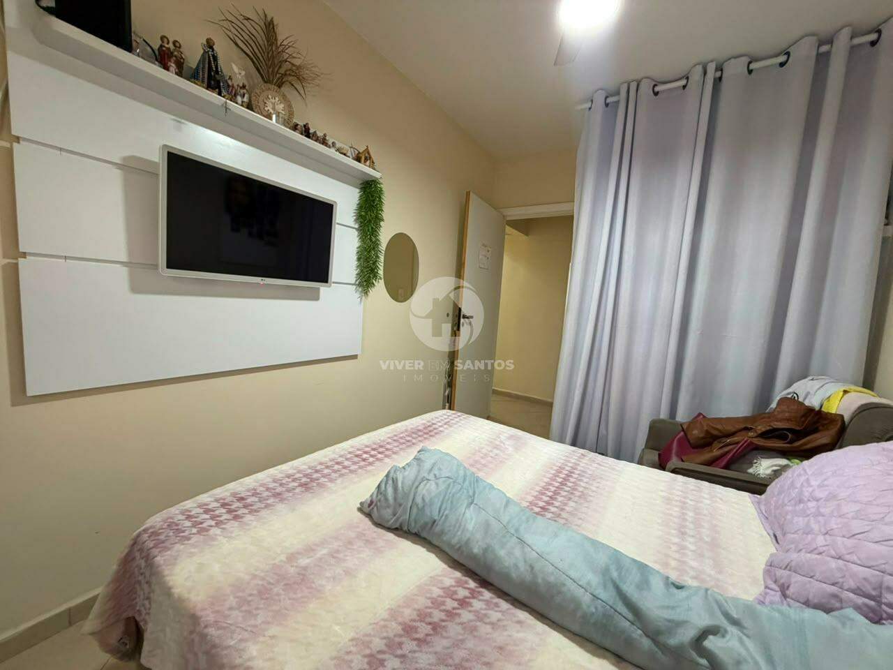 Apartamento Reformado e Mobiliado, 3 Dormitórios, Elevador e 1 Vaga na Encruzilhada – Santos/SP em Encruzilhada, Santos — foto 12