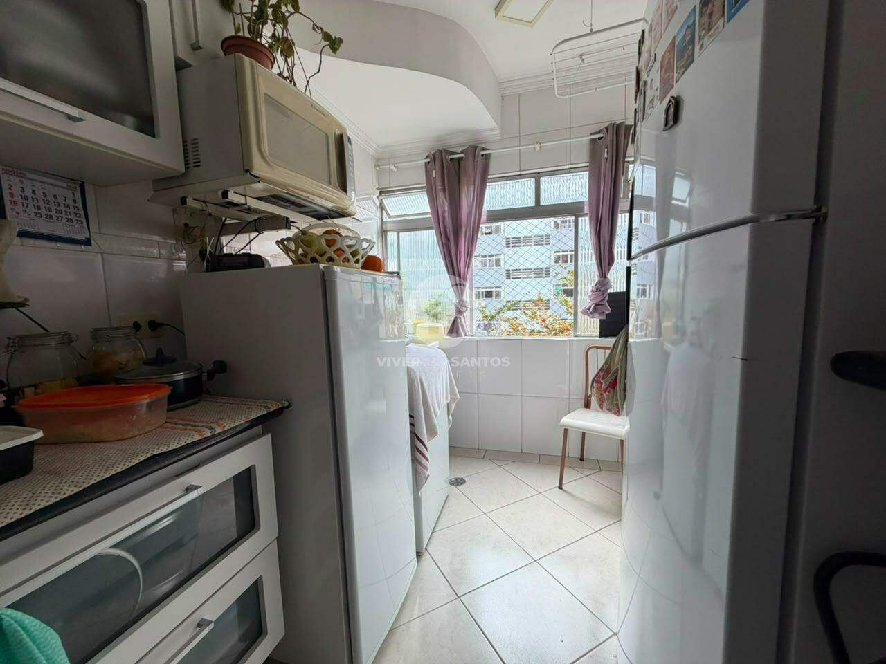 Apartamento Reformado e Mobiliado, 3 Dormitórios, Elevador e 1 Vaga na Encruzilhada – Santos/SP em Encruzilhada, Santos — foto 14