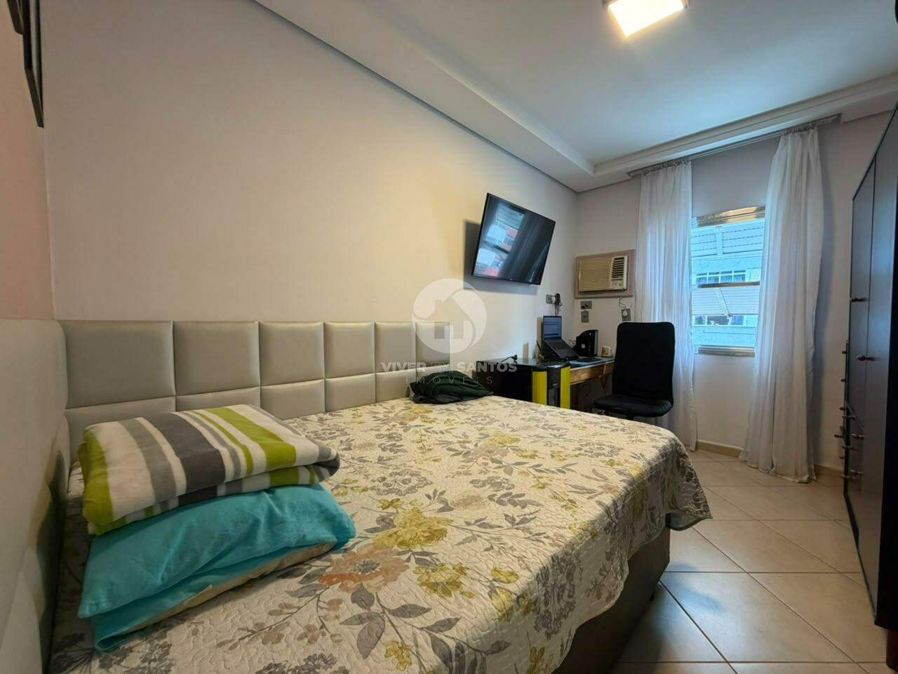 Apartamento Reformado e Mobiliado, 3 Dormitórios, Elevador e 1 Vaga na Encruzilhada – Santos/SP em Encruzilhada, Santos — foto 6