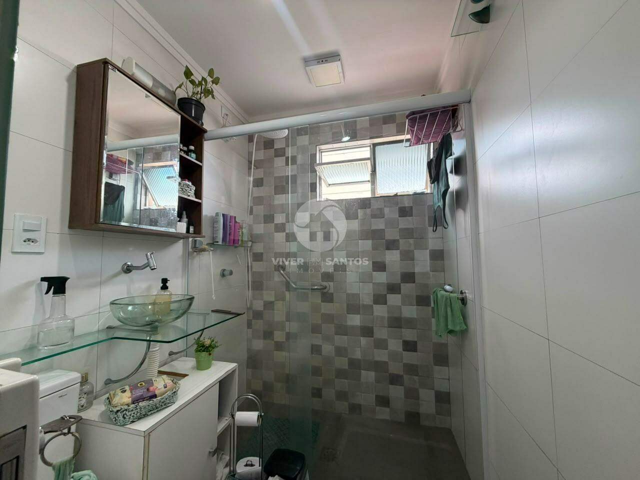 Apartamento Reformado e Mobiliado, 3 Dormitórios, Elevador e 1 Vaga na Encruzilhada – Santos/SP em Encruzilhada, Santos — foto 8