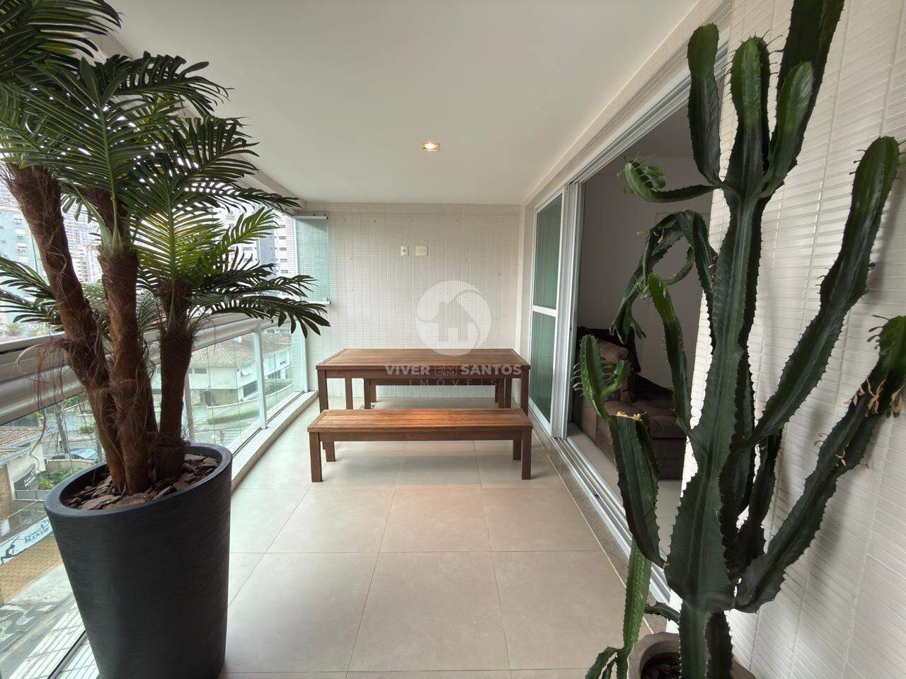 Apartamento Alto Padrão, 2 Suítes, Sacada com Churrasqueira e 2 Vagas na Ponta da Praia – Santos/SP em Ponta da Praia, Santos — foto 2
