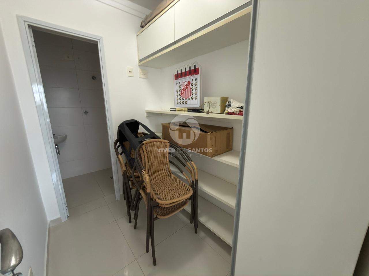 Apartamento Alto Padrão, 2 Suítes, Sacada com Churrasqueira e 2 Vagas na Ponta da Praia – Santos/SP em Ponta da Praia, Santos — foto 25