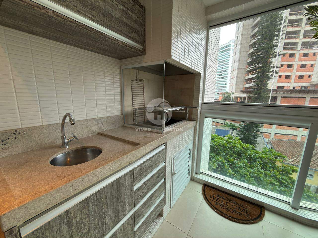 Apartamento Alto Padrão, 2 Suítes, Sacada com Churrasqueira e 2 Vagas na Ponta da Praia – Santos/SP em Ponta da Praia, Santos — foto 4