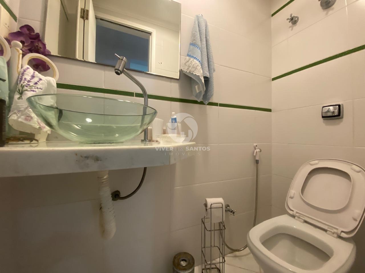 Apartamento Amplo, 2 Dormitórios, Suíte e Copa Integrada na Quadra da Praia do Boqueirão – Santos/SP em Boqueirão, Santos — foto 18