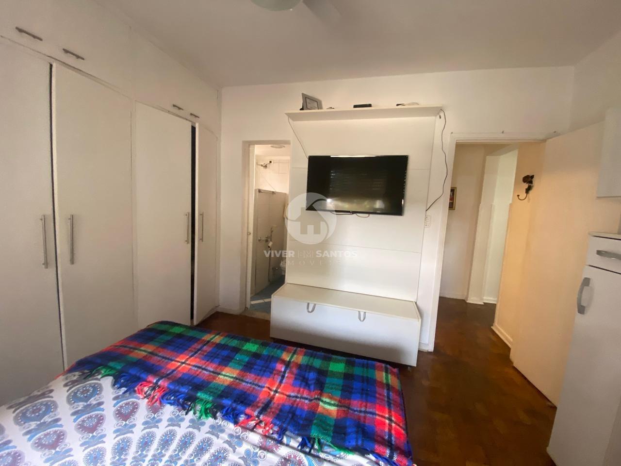 Apartamento Amplo, 2 Dormitórios, Suíte e Copa Integrada na Quadra da Praia do Boqueirão – Santos/SP em Boqueirão, Santos — foto 14