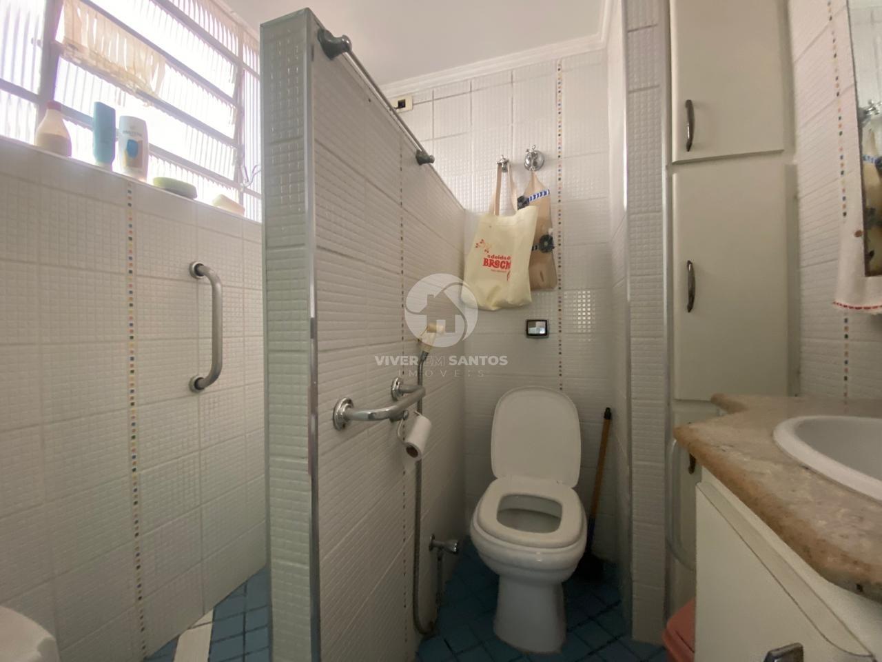 Apartamento Amplo, 2 Dormitórios, Suíte e Copa Integrada na Quadra da Praia do Boqueirão – Santos/SP em Boqueirão, Santos — foto 19