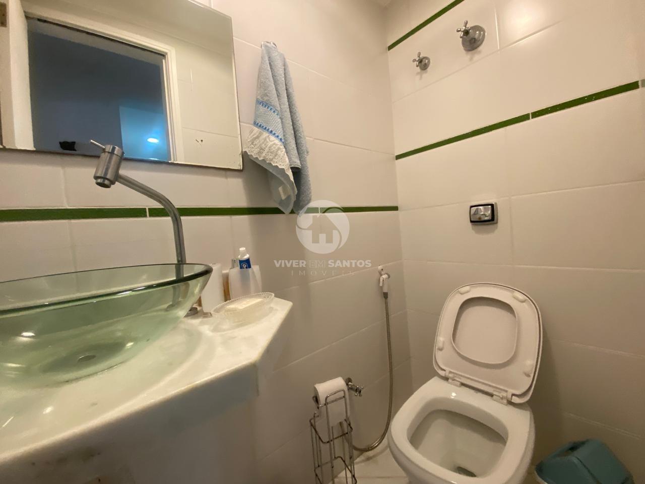 Apartamento Amplo, 2 Dormitórios, Suíte e Copa Integrada na Quadra da Praia do Boqueirão – Santos/SP em Boqueirão, Santos — foto 12