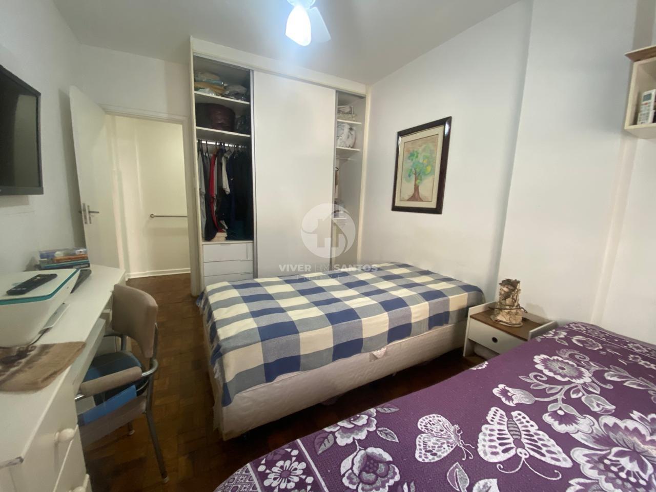 Apartamento Amplo, 2 Dormitórios, Suíte e Copa Integrada na Quadra da Praia do Boqueirão – Santos/SP em Boqueirão, Santos — foto 10