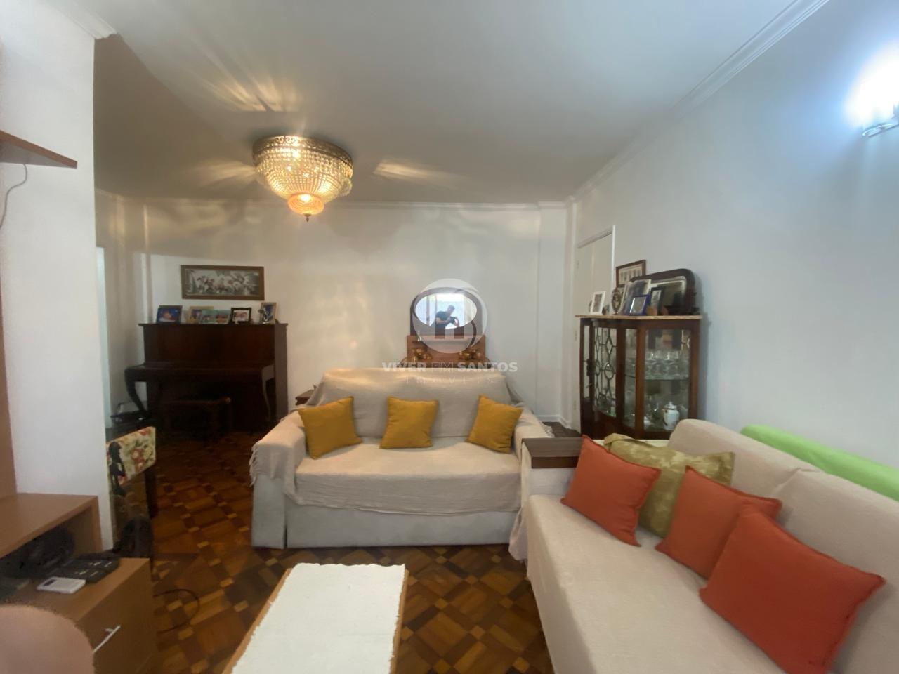 Apartamento Amplo, 2 Dormitórios, Suíte e Copa Integrada na Quadra da Praia do Boqueirão – Santos/SP em Boqueirão, Santos — foto 2