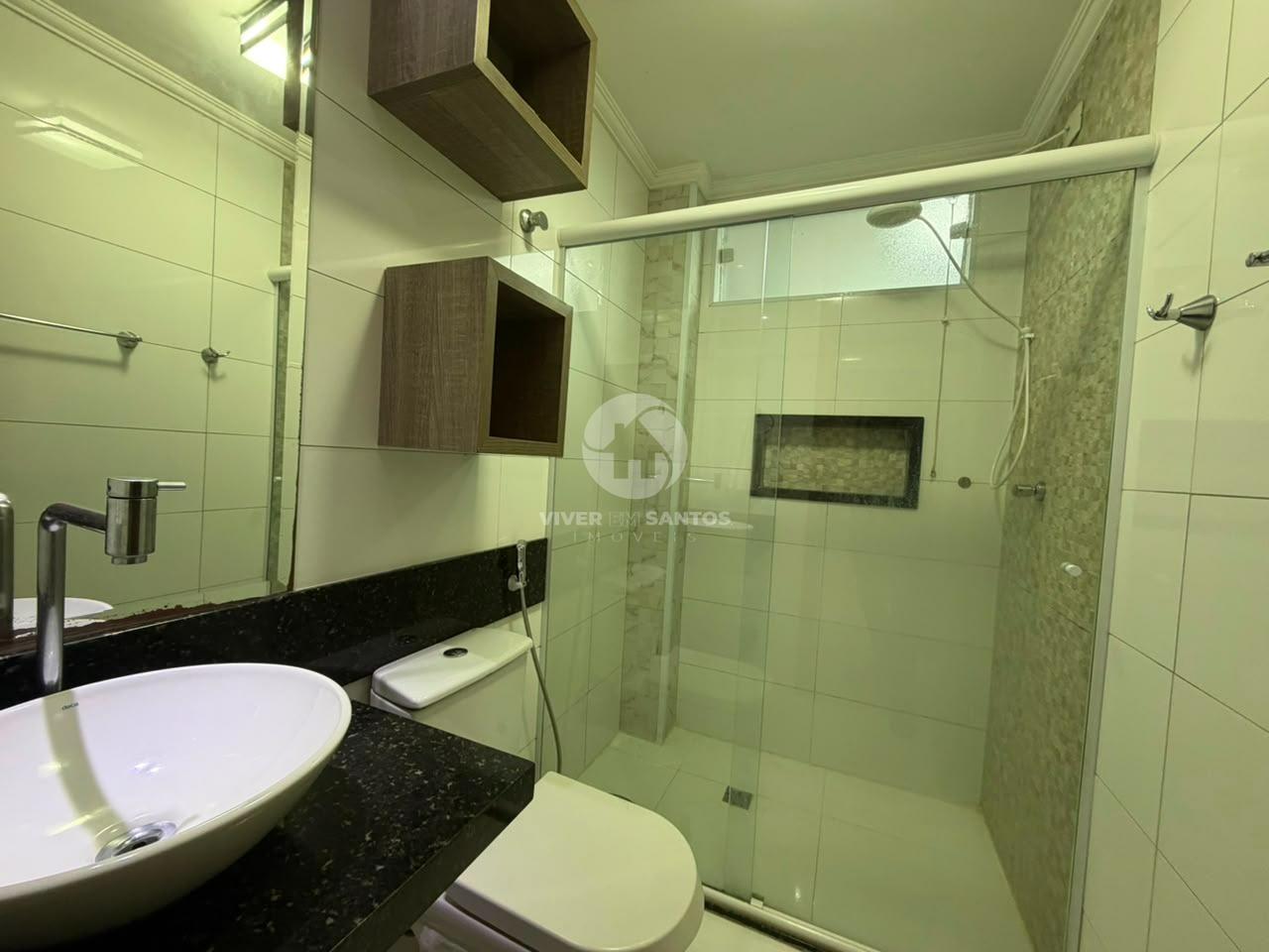 Apartamento Reformado, 3 Dormitórios, Suíte, Sacada e Vista Livre no Boqueirão – Santos/SP em Boqueirão, Santos — foto 15