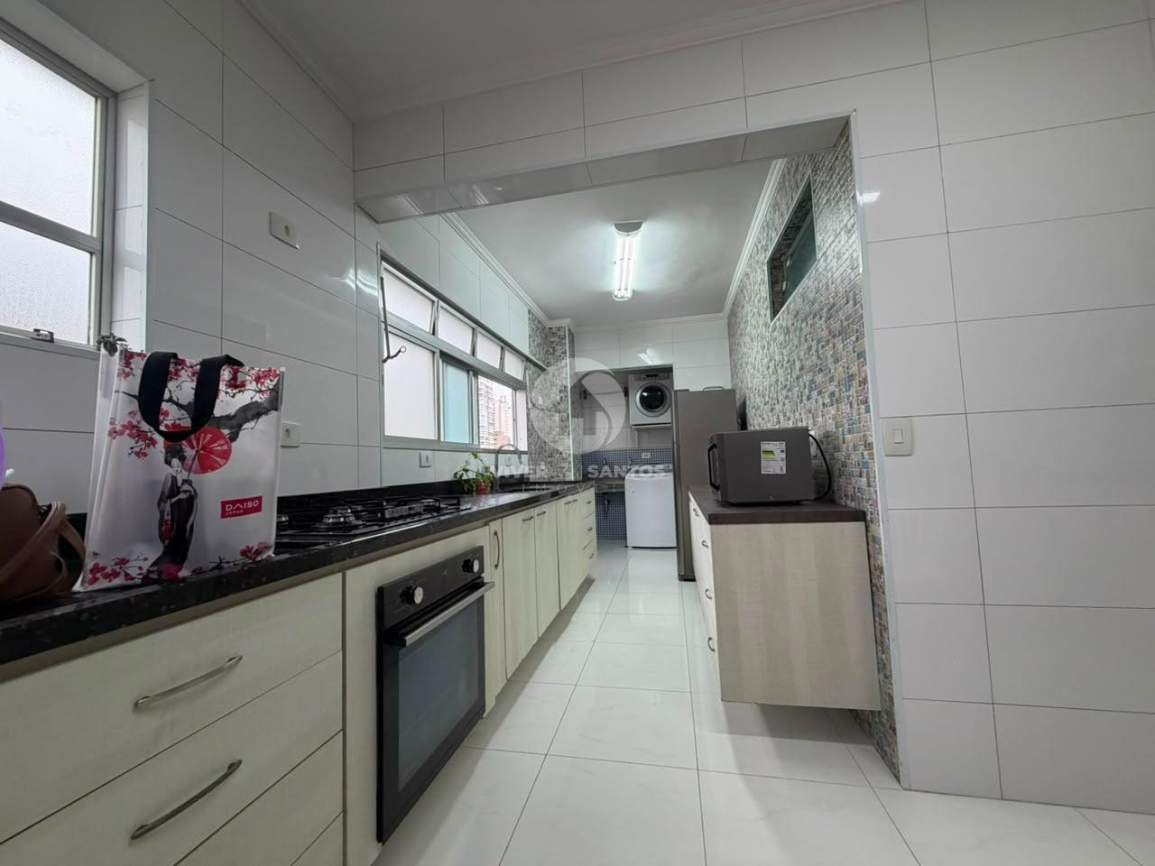 Apartamento Reformado, 3 Dormitórios, Suíte, Sacada e Vista Livre no Boqueirão – Santos/SP em Boqueirão, Santos — foto 22
