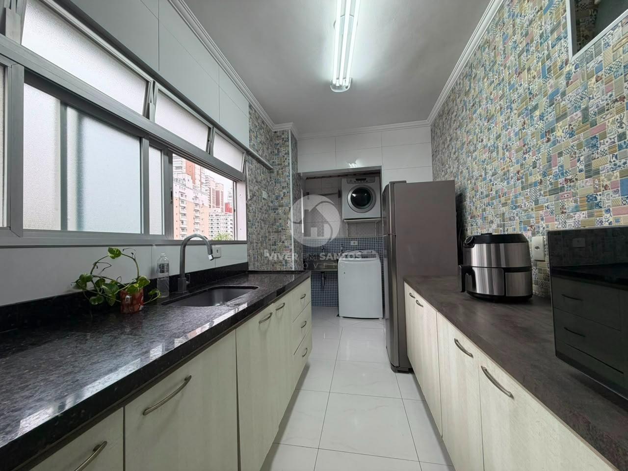 Apartamento Reformado, 3 Dormitórios, Suíte, Sacada e Vista Livre no Boqueirão – Santos/SP em Boqueirão, Santos — foto 19