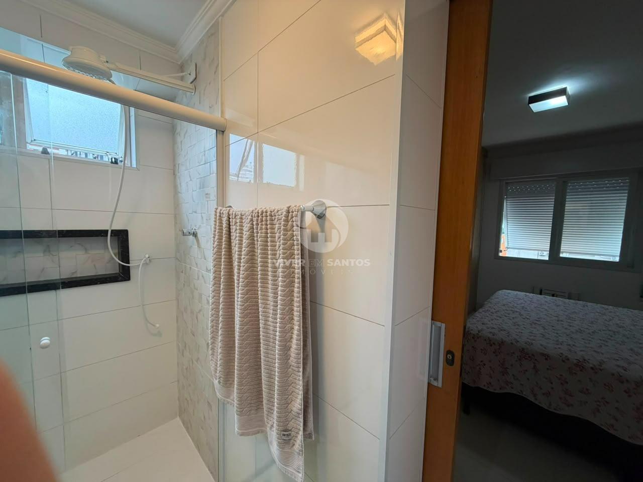 Apartamento Reformado, 3 Dormitórios, Suíte, Sacada e Vista Livre no Boqueirão – Santos/SP em Boqueirão, Santos — foto 8