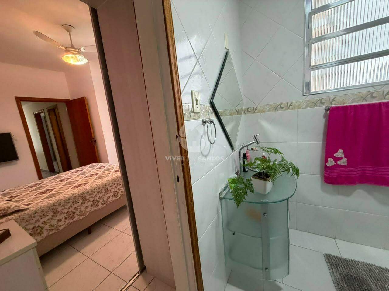 Apartamento 2 Dormitórios, Suíte e 1 Vaga na Vila Mathias - Santos/SP em Vila Mathias, Santos — foto 8