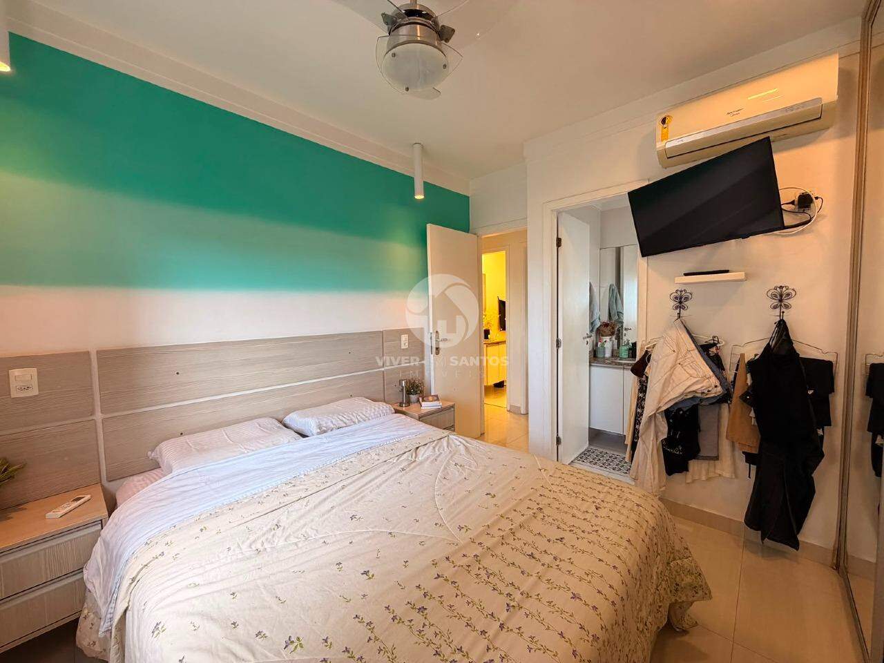 Apartamento 3 Dormitórios e Lazer Completo na Ponta da Praia – Santos/SP em Ponta da Praia, Santos — foto 7