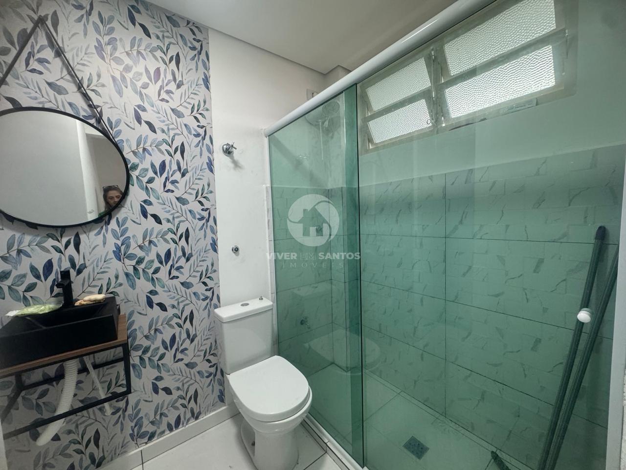 Apartamento Moderno, 1 Dormitório e Ambientes Funcionais no Boqueirão – Santos/SP em Boqueirão, Santos — foto 13