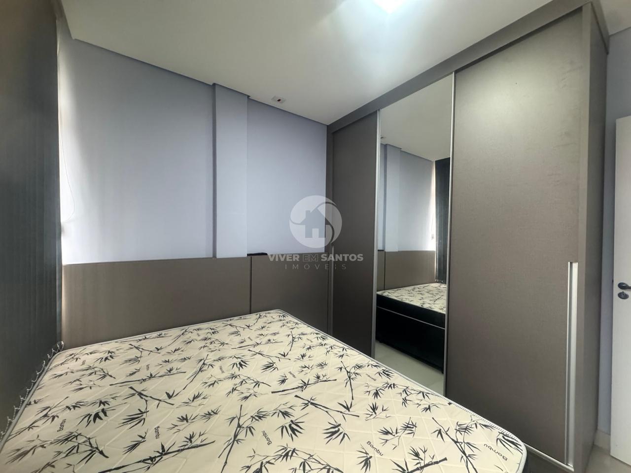 Apartamento Moderno, 1 Dormitório e Ambientes Funcionais no Boqueirão – Santos/SP em Boqueirão, Santos — foto 7