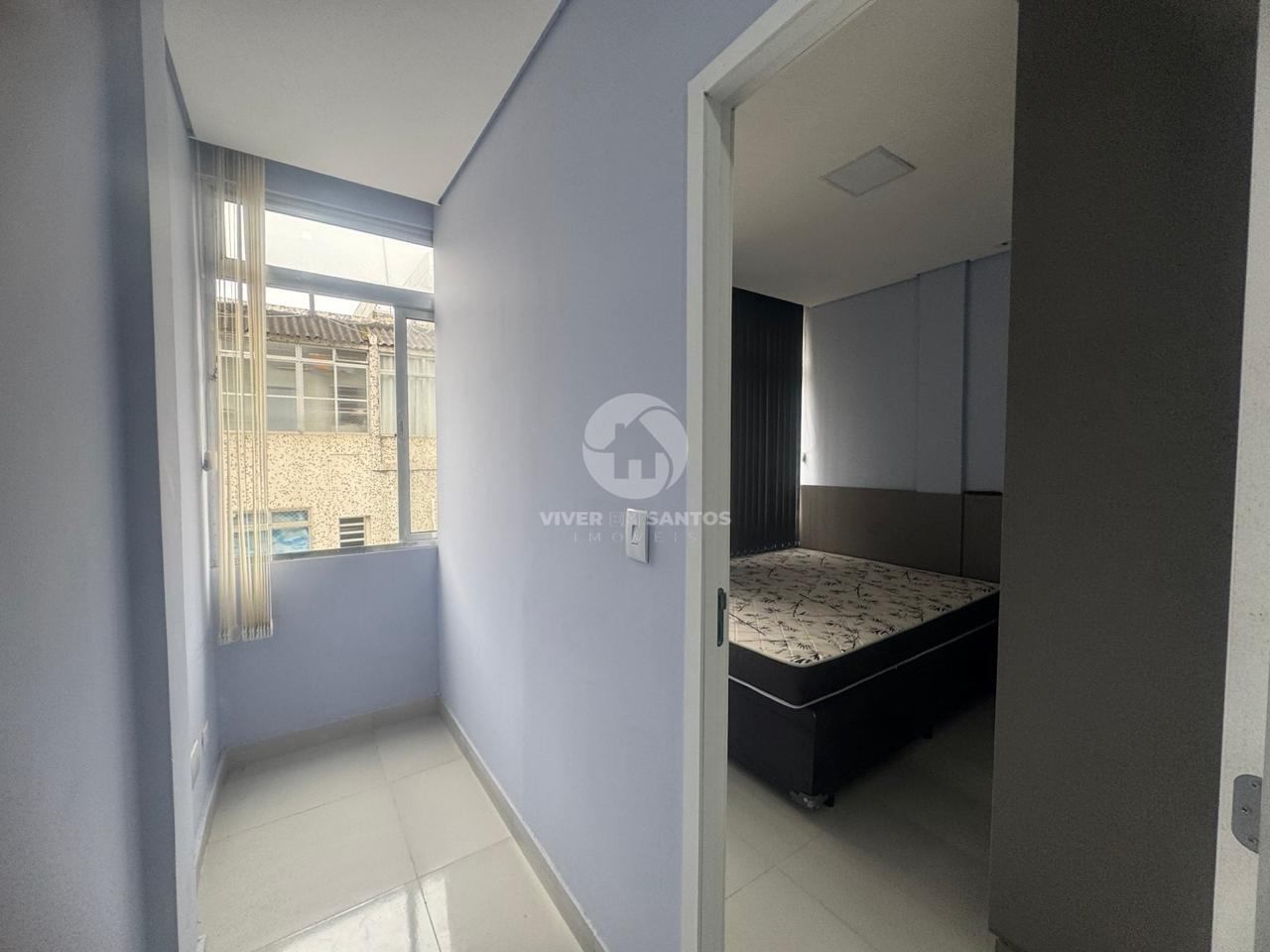 Apartamento Moderno, 1 Dormitório e Ambientes Funcionais no Boqueirão – Santos/SP em Boqueirão, Santos — foto 5