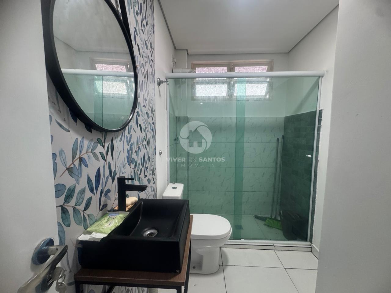 Apartamento Moderno, 1 Dormitório e Ambientes Funcionais no Boqueirão – Santos/SP em Boqueirão, Santos — foto 12