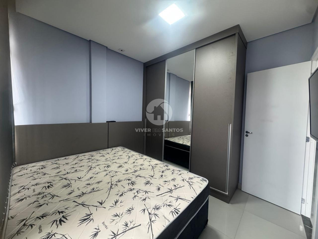 Apartamento Moderno, 1 Dormitório e Ambientes Funcionais no Boqueirão – Santos/SP em Boqueirão, Santos — foto 9