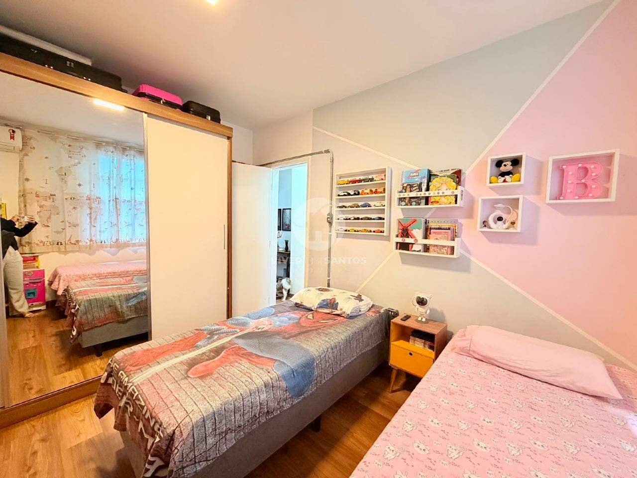Apartamento Térreo Reformado, 2 Dormitórios e Vaga para Moto no Marapé – Santos/SP em Marapé, Santos — foto 14