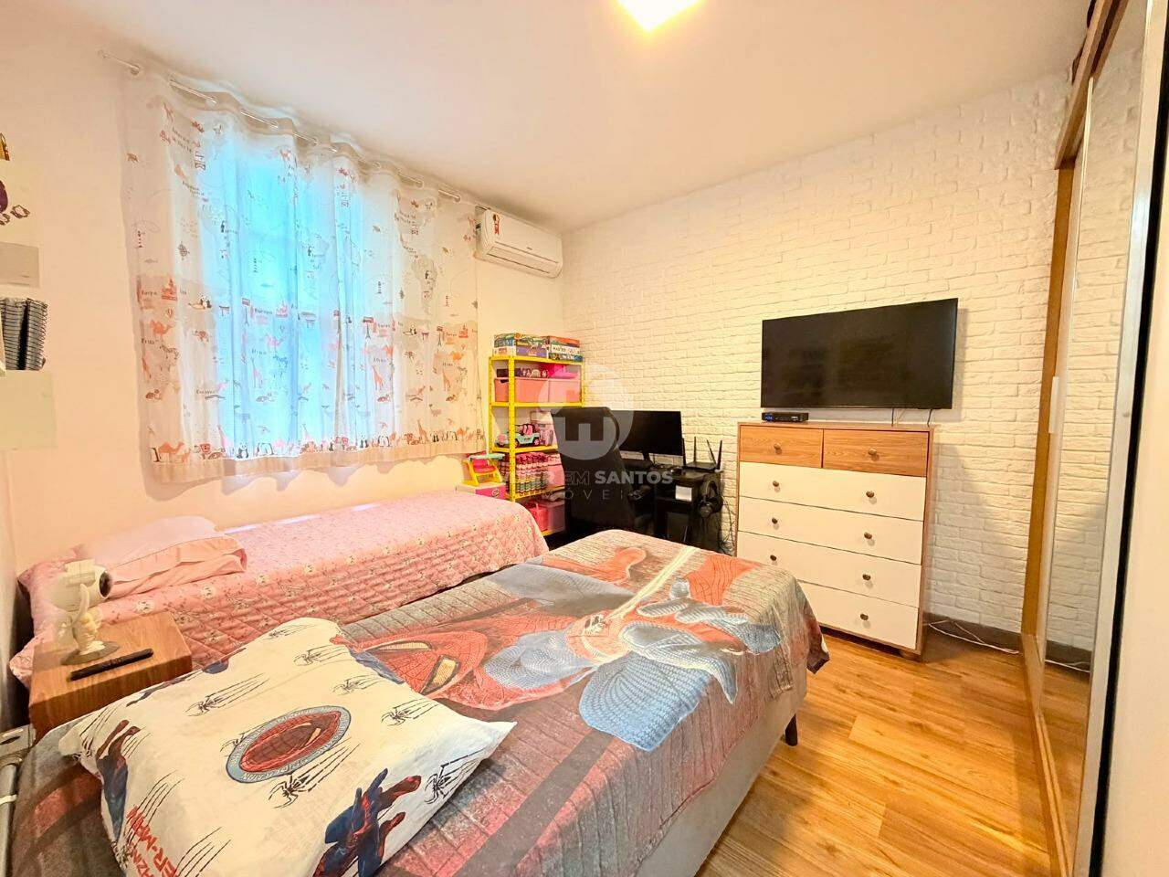 Apartamento Térreo Reformado, 2 Dormitórios e Vaga para Moto no Marapé – Santos/SP em Marapé, Santos — foto 15