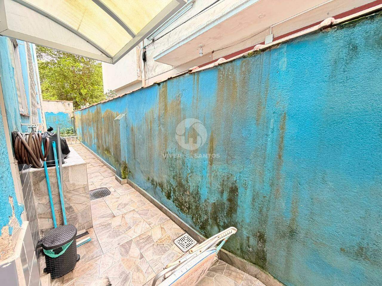 Apartamento Térreo Reformado, 2 Dormitórios e Vaga para Moto no Marapé – Santos/SP em Marapé, Santos — foto 8