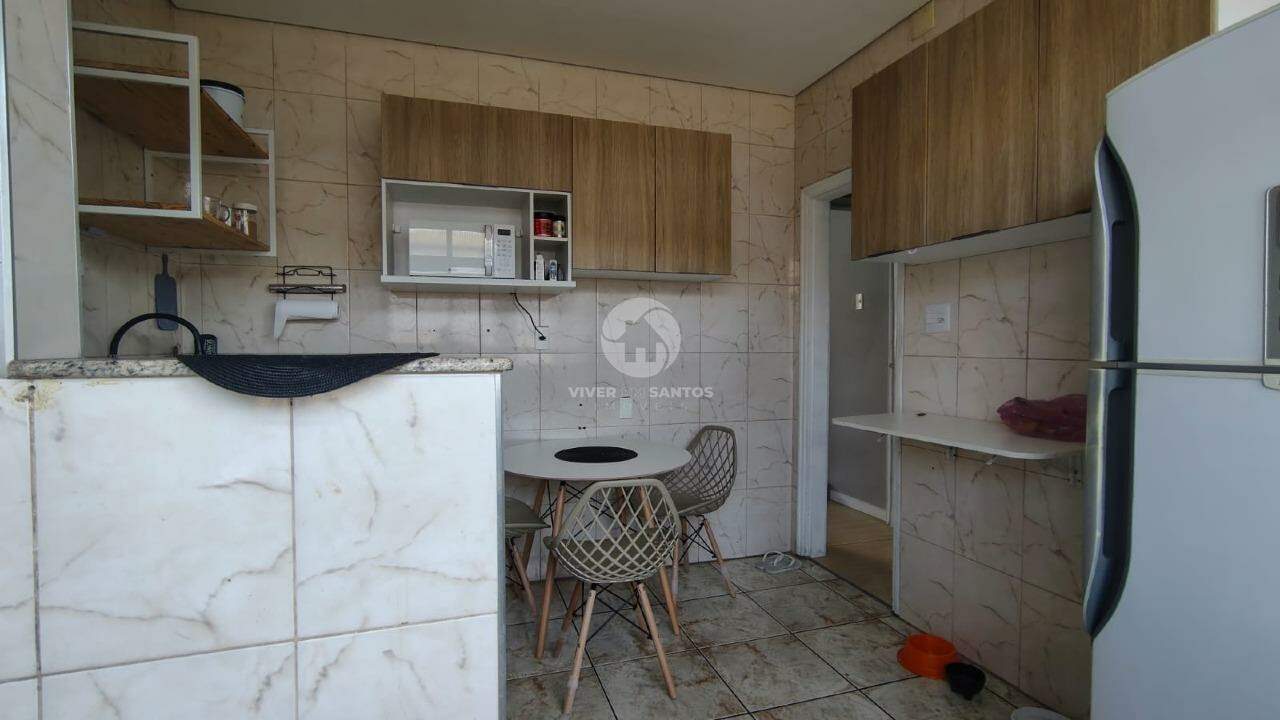 Apartamento 2 Dormitórios, Sacada de Frente e Cozinha Planejada no Embaré – Santos/SP em Embaré, Santos — foto 13