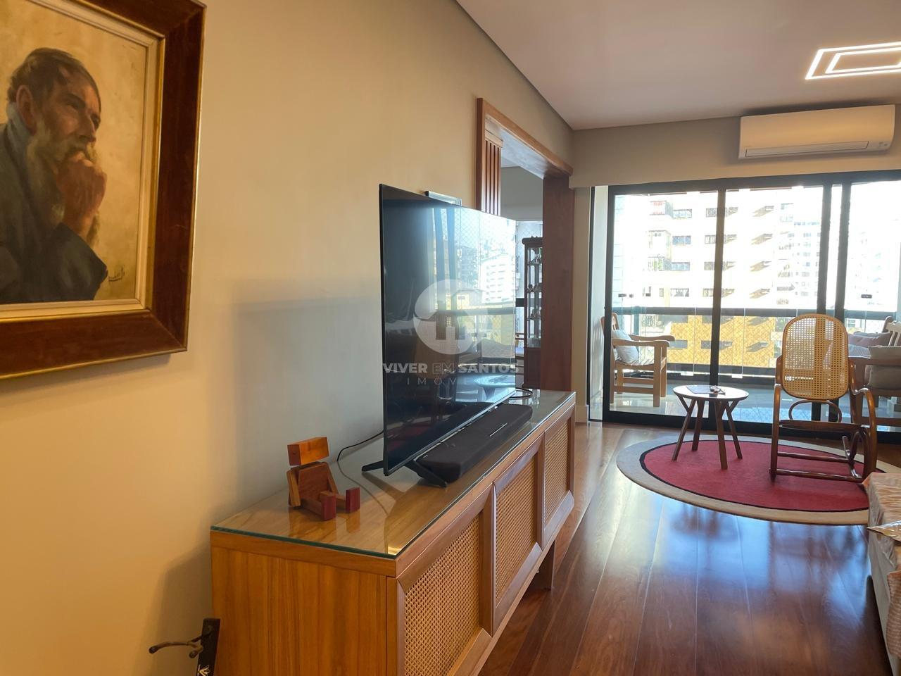 Apartamento Alto Padrão, 4 Dormitórios, 3 Suítes, Entrada Privativa e 3 Vagas no Boqueirão – Santos/SP em Boqueirão, Santos — foto 2