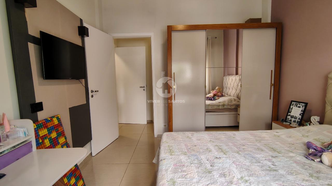 Apartamento Reformado, 3 Dormitórios, Suíte e Ambientes Amplos no Gonzaga – Santos/SP em Gonzaga, Santos — foto 9